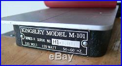 KINGSLEY HOT FOIL STAMPER model M-101 series H xlnt NO RESERVE