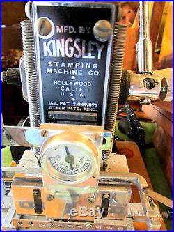 KINGSLEY Hot Foil Stamping Machine HUGE LOT