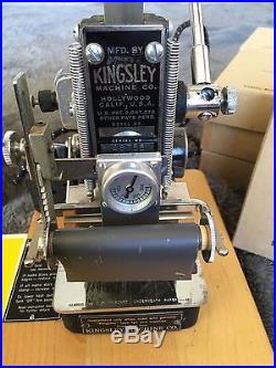 KINGSLEY Hot Foil Stamping Machine HUGE LOT