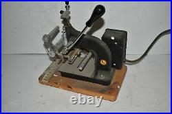 KINGSLEY M-200-S HOT FOIL STAMPING MACHINE Pneumatic with Accessories (ET2)