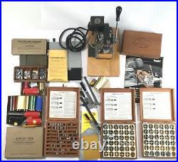 KINGSLEY M-60 Hot Foil Stamping Embossing Machine, Extras, Also Used by Military