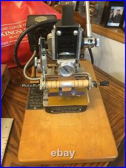 KINGSLEY M-60 Hot Foil Stamping Embossing Machine, Extras wood box