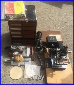 KINGSLEY MACHINE Co. Hot Foil Stamping, gold leaf, used, lots of extras M-75