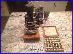 Kingsley Atd S1 Hot Foil Stamping Machine With Box Of Stamps