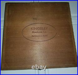 Kingsley Hot Foil Machine Type RARE Greek Letters AND Kingsley Emblems