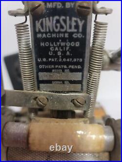 Kingsley Hot Foil Stamp Embossing Machine Model XTE Working Handle (Heats Up)