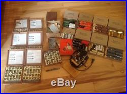 Kingsley Hot Foil Stamping Machine 8Boxes of Type Many Accessories 50+ rolls