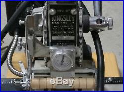 Kingsley Hot Foil Stamping Machine M 60 & ACCESSORIES TypeSet Fonts Foil +
