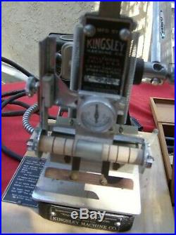 Kingsley Hot Foil Stamping Machine M-60 LOTS OF EXTRAS PLEASE CK PICS TESTED