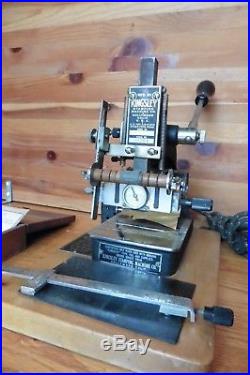 Kingsley Hot Foil Stamping Machine & vintage accessories