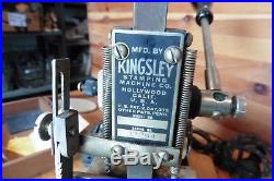 Kingsley Hot Foil Stamping Machine & vintage accessories