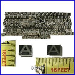 Kingsley Kwikprint Stamping Machine Type Letter Set Block
