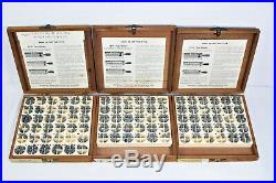 Kingsley Lot of 6 Boxes Hot Foil Stamping Machine Type Font in Original Case