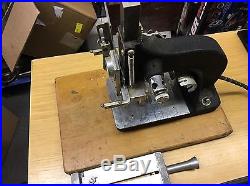 Kingsley M-50 Hollywood Hot Stamping Machine With Extras