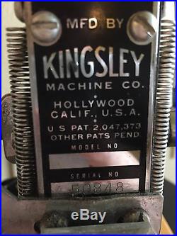 Kingsley M-50 Hot Foil Stamping Machine
