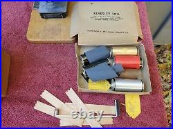 Kingsley M-50 Hot Foil Stamping Machine Types/Holders/Boxes + More