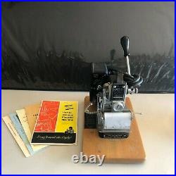 Kingsley M-75 Hot Foil Stamping Embossing Machine Pre-Owned Not Tested A