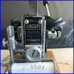Kingsley M-75 Hot Foil Stamping Embossing Machine Pre-Owned Not Tested A