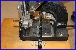 Kingsley Machine Co. M-50 Dual Line Hot Foil Stamping Printing Press Vintage