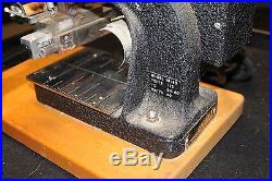 Kingsley Machine Co. M-60 Dual Line Hot Foil Stamping Printing Press Vintage