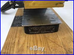 Kingsley Machine Model M-75 Single Line Hot Foil Stamping (TESTED) Free Shipping