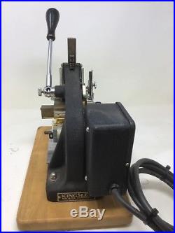 Kingsley Machine Model M-75 Single Line Hot Foil Stamping (TESTED) Free Shipping