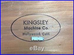 Kingsley Machine Type (12pt. Bernhard Gothic) Hot Foil Stamping Machine
