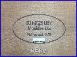 Kingsley Machine Type (12pt. Bernhard Gothic) Hot Foil Stamping Machine