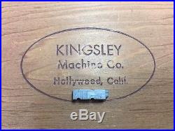 Kingsley Machine Type (18pt. Goudy Cursive) Hot Foil Stamping Machine