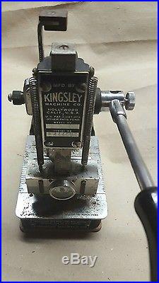 Kingsley Stamping Machine