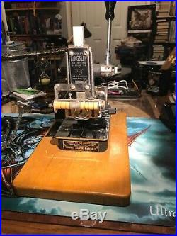 Kingsley hot foil stamping machine Vintage Rare