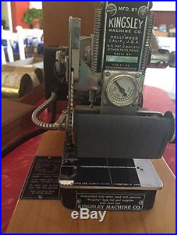 Kingsley stamping machine. Vintage Hot Foil Stamping Machine And Accessories