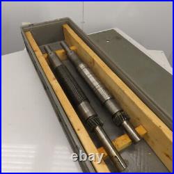 LF Fales Industrial Pressure Paper Slitter Cutter Roller 1-5/8 Shaft Lot Of 2
