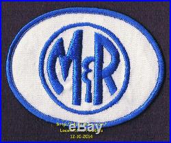 LMH PATCH Badge M&R EQUIPMENT Processing Manufacturing Printing OLD LOGO