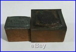 Letter Printing Press Block Press Wood Copper Type John Deere & Farm Equipment