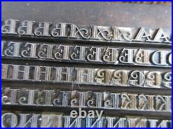 Letterpress Lead Type 18 Pt. Gallia ATF # 502 B43