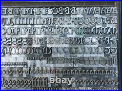 Letterpress Lead Type 30 Pt. Freehand ATF # 469 D53