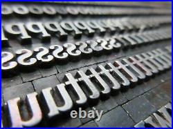 Letterpress Lead Type 36 Pt. Cheltenham Bold Condensed ATF # 68 A16