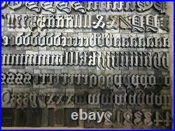 Letterpress Lead Type 36 Pt. Flemish Black ATF # 157 a29