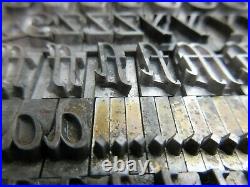 Letterpress Lead Type 36 Pt. Goudy Italic ATF # 179 H17