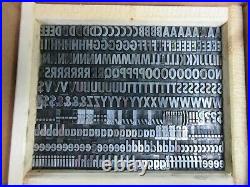 Letterpress Lead Type 48 Pt. Twentieth Century Extrabold Condensed A1
