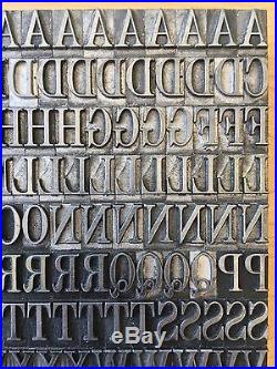 Letterpress Metal Type 48pt Century Nova