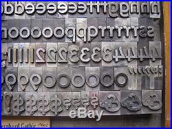 Letterpress Metal Type ATF Bernhard Gothic #525 60 Point