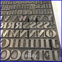 Letterpress Metal type 72pt WINCHELL. Rare, Big & Large. (31lbs) One-of-a-kind