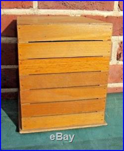 Letterpress Printing Adana Wooden Sectional Type draw Cabinet with 7 small cases