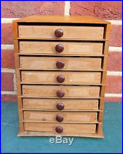 Letterpress Printing Adana Wooden Sectional Typecase Cabinet and 8 small drawers
