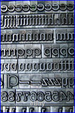 Letterpress Type 30 pt. Parsons (BB&S) Extremely Rare! Font 2