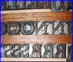 Letterpress Type 48 pt. Canterbury Capitals