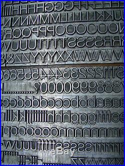 Letterpress Type 48 pt. Helvetica Light (Rare)