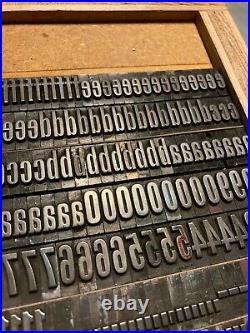 Letterpress Type 48pt Staple Gothic from the Keystone Type Foundry